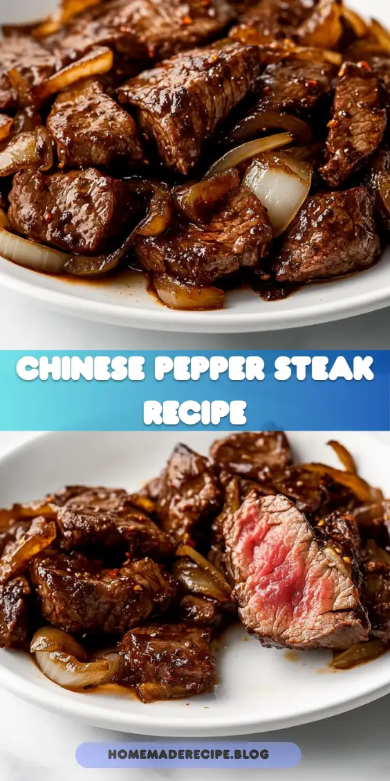Sizzling Chinese Pepper Steak with Onions