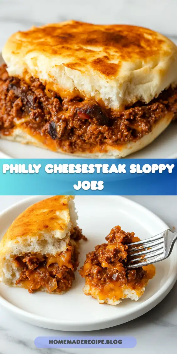Gordon Ramsay Philly Cheesesteak Sloppy Joes (Ava-Style)