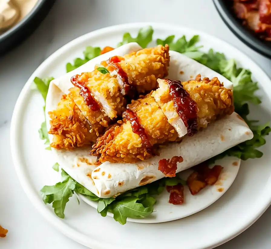 Crispy Chicken Bacon Ranch Wrap
