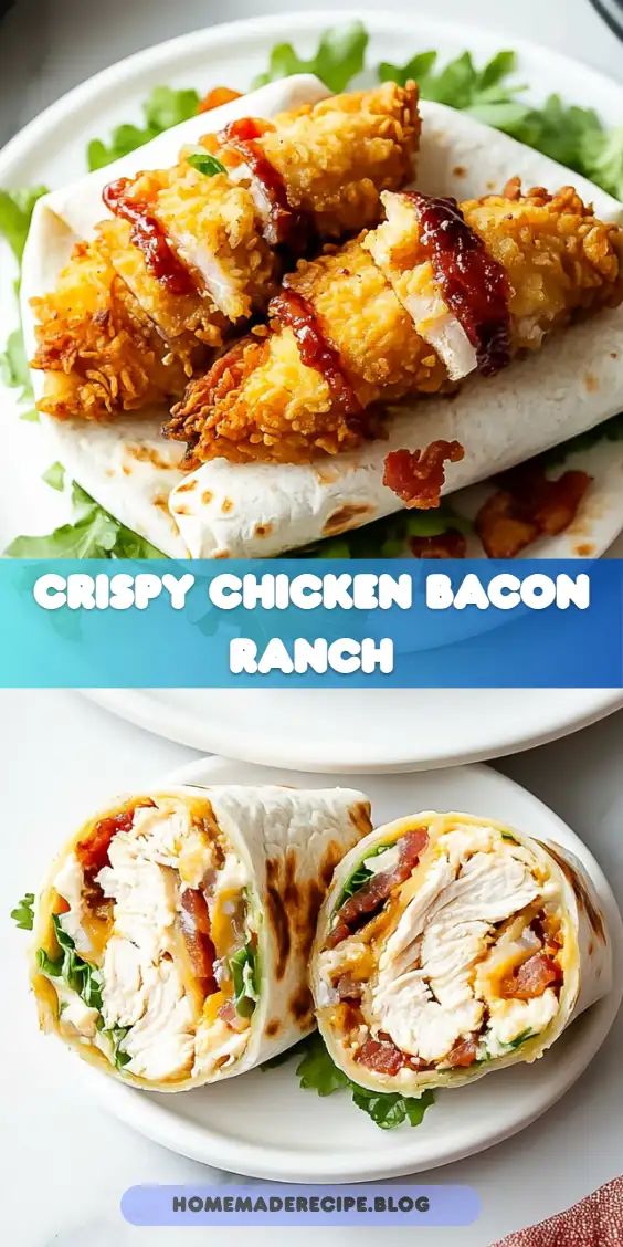 Crispy Chicken Bacon Ranch Wrap