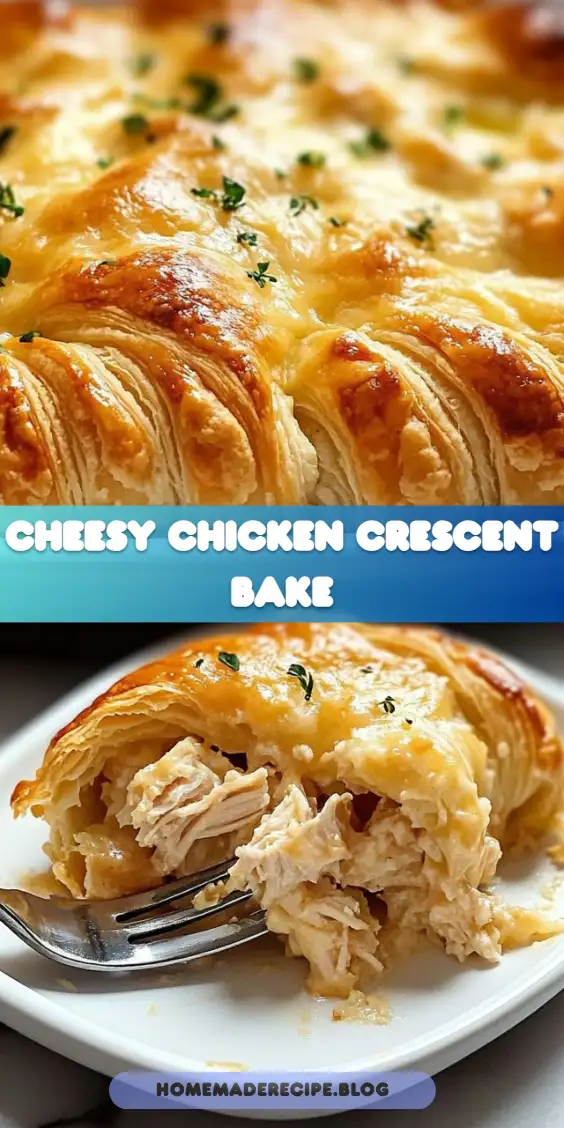Cheesy Chicken Crescent Bake