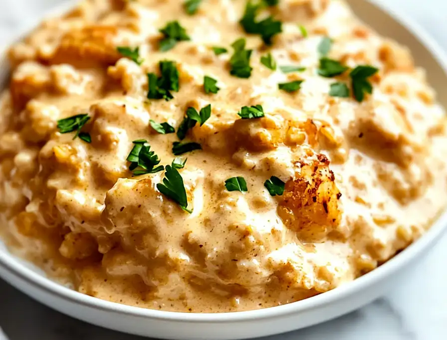 Creamy Smothered Chicken and Rice