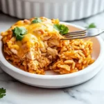 Chicken Enchilada Rice Casserole
