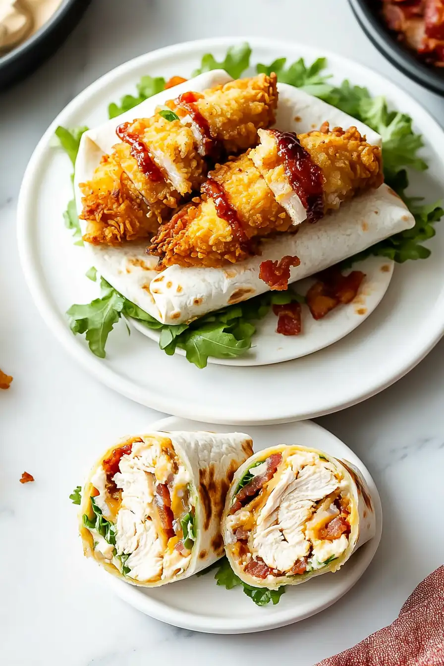 Crispy Chicken Bacon Ranch Wrap