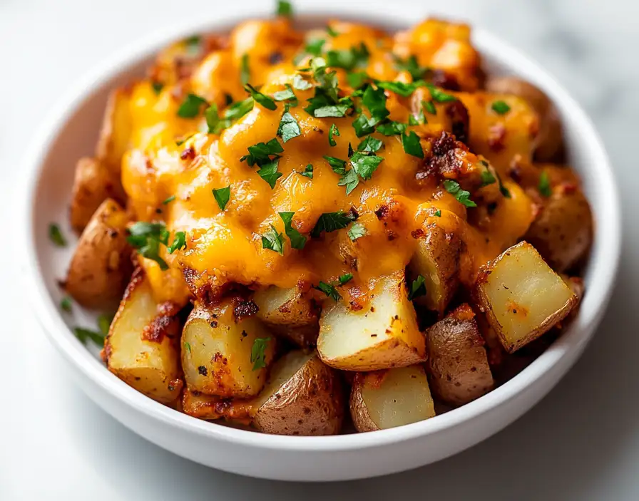 Cheesy Taco Potatoes