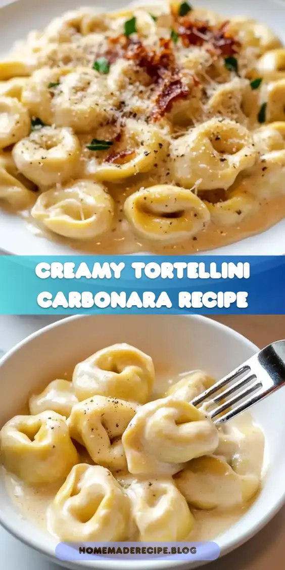 Creamy Tortellini Carbonara Recipe