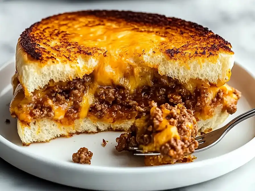 Ultimate Cheesy Ground Beef Melt