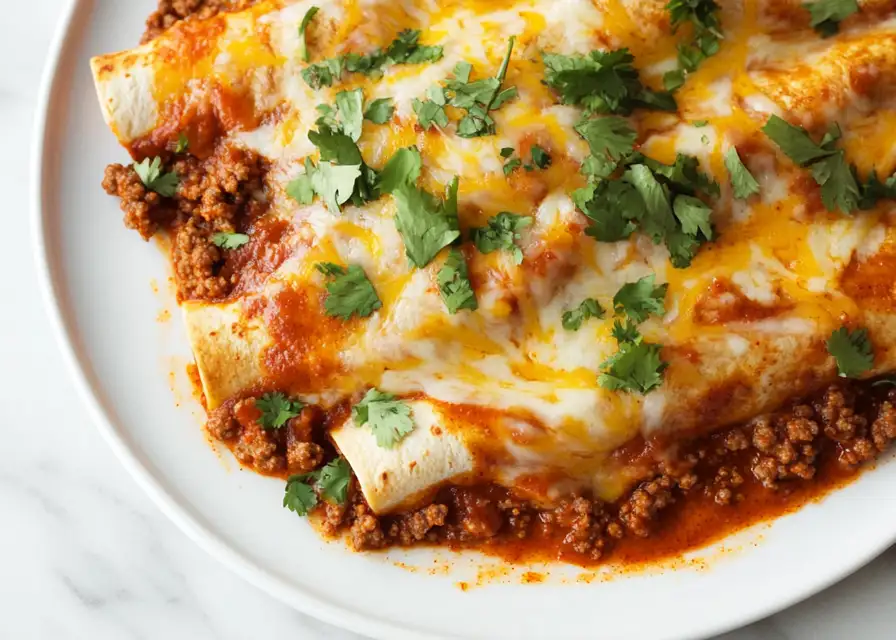 Ground Beef Enchiladas