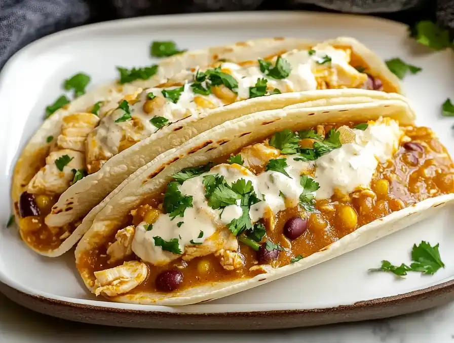 Best White Chicken Chili Tacos