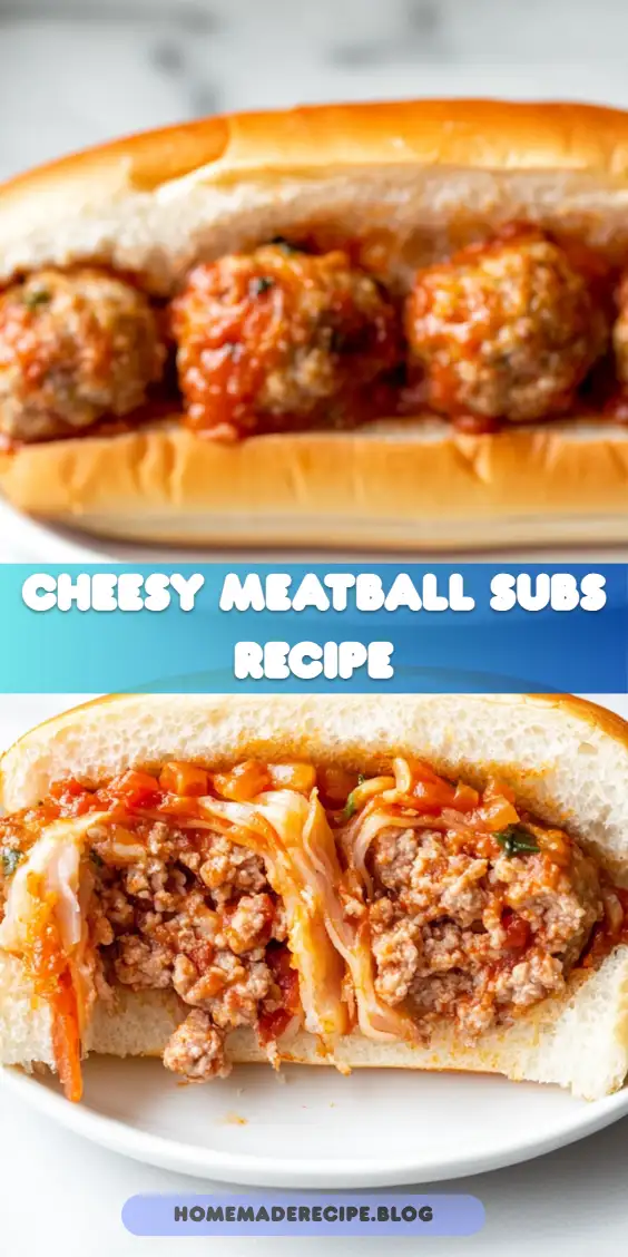 Easy Cheesy Meatball Subs Recipe