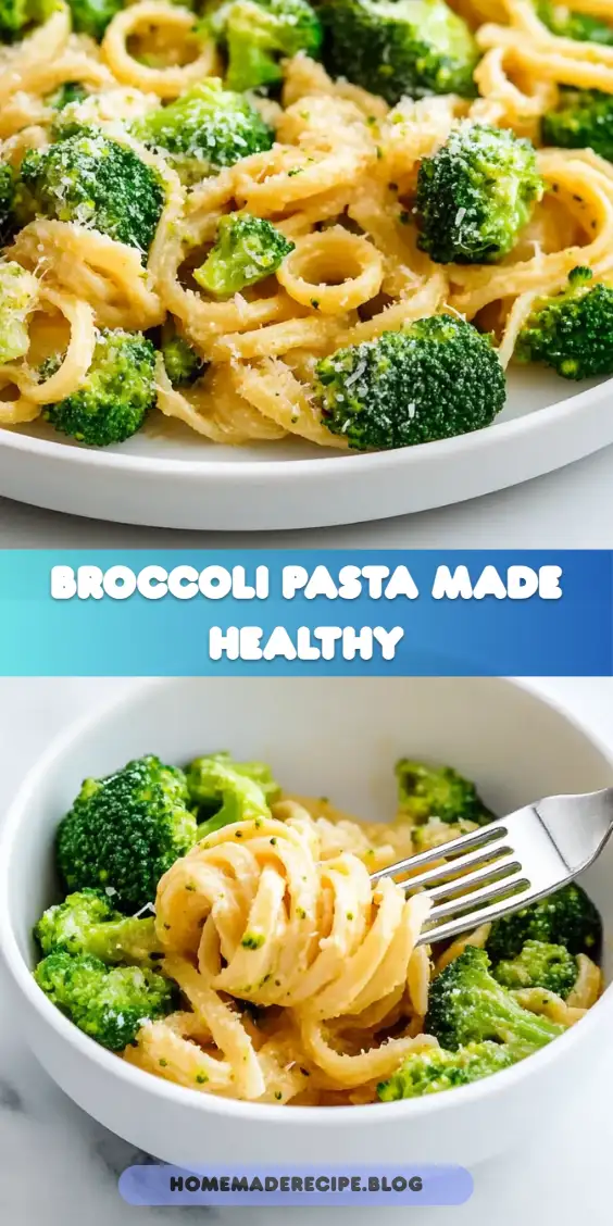 Light and Healthy Broccoli Pasta