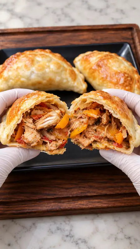 EMPANADAS DE POLLO AL HORNO 🥟