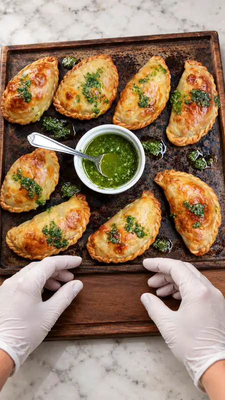 EMPANADAS CAPRESE AL HORNO 🥟🍅