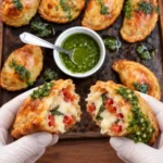 EMPANADAS CAPRESE AL HORNO 🥟🍅
